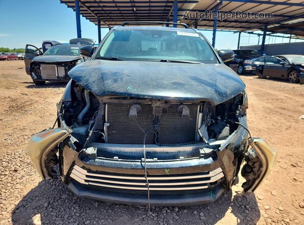 5TDKZRFH4KS559213 2019 TOYOTA HIGHLANDER Black Դիմացի տեսք