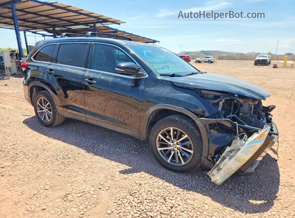 5TDKZRFH4KS559213 2019 TOYOTA HIGHLANDER Black Առջևի աջ