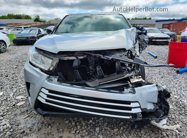 5TDKZRFH5HS194873 2017 TOYOTA HIGHLANDER Silver Դիմացի տեսք