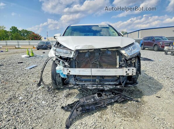 5TDKZRFH5JS538174 2018 TOYOTA HIGHLANDER White Vista frontal
