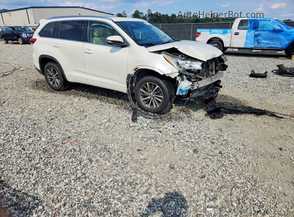 5TDKZRFH5JS538174 2018 TOYOTA HIGHLANDER White Delantero derecho