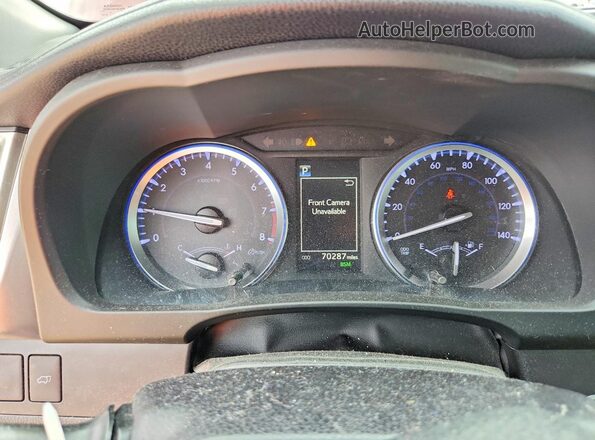 5TDKZRFH5KS556207 2019 TOYOTA HIGHLANDER Burgundy ხელსაწყოთა პანელის ხედი