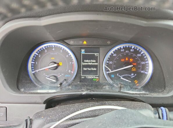 5TDKZRFH5KS563318 2019 TOYOTA HIGHLANDER Black Вид щитка приладів