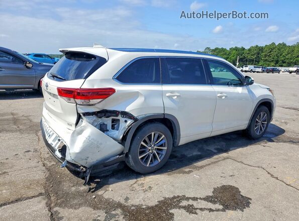 5TDKZRFH6HS515397 2017 TOYOTA HIGHLANDER White Trasero derecho