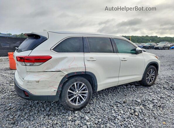 5TDKZRFH6HS520907 2017 TOYOTA HIGHLANDER Белый Задняя правая четверть