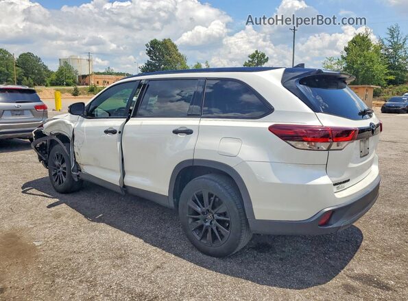 5TDKZRFH6KS314381 2019 TOYOTA HIGHLANDER White Tył lewy