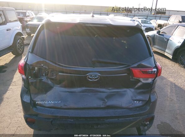 5TDKZRFH6KS562758 2019 TOYOTA HIGHLANDER Серый 