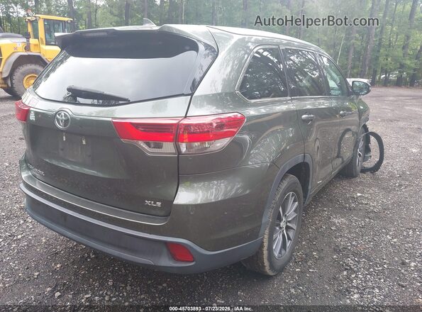 5TDKZRFH7HS208563 2017 TOYOTA HIGHLANDER Gray Tył prawy