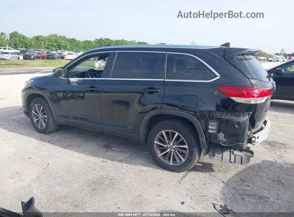 5TDKZRFH7JS283656 2018 TOYOTA HIGHLANDER Black Հետևի ձախ