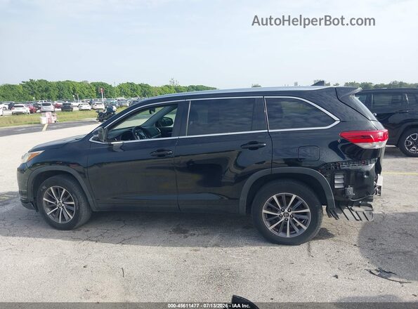 5TDKZRFH7JS283656 2018 TOYOTA HIGHLANDER Black 