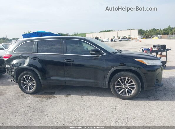 5TDKZRFH7JS283656 2018 TOYOTA HIGHLANDER Black Սալոնի 360 աստիճան տեսք