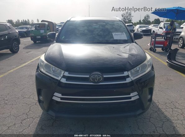 5TDKZRFH7JS283656 2018 TOYOTA HIGHLANDER Black Սալոնի հետևի տեսք