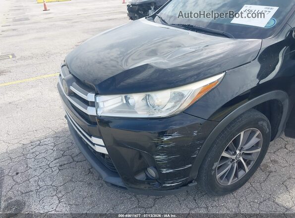 5TDKZRFH7JS283656 2018 TOYOTA HIGHLANDER Black 