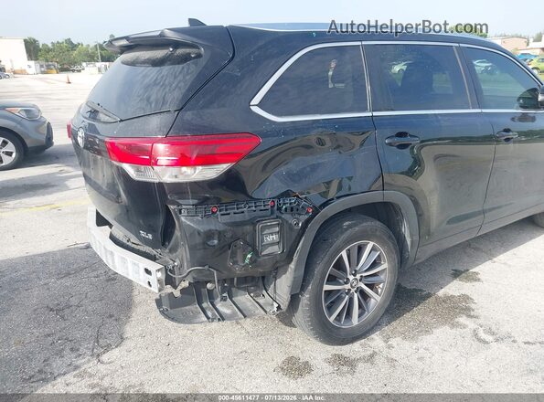 5TDKZRFH7JS283656 2018 TOYOTA HIGHLANDER Black Դիմացի տեսք