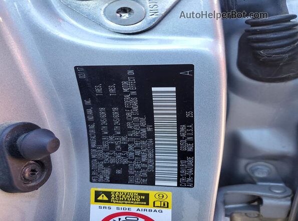 5TDKZRFH8HS511044 2017 TOYOTA HIGHLANDER Silver Vista del compartimento del motor