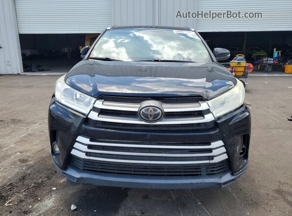 5TDKZRFH8JS547404 2018 TOYOTA HIGHLANDER Black Vista frontal