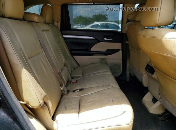 5TDKZRFH8JS547404 2018 TOYOTA HIGHLANDER Black Vista interior trasera