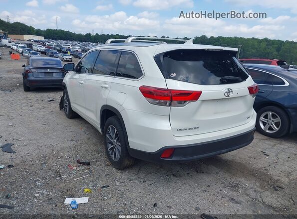 5TDKZRFH8JS550349 2018 TOYOTA HIGHLANDER White Tył lewy