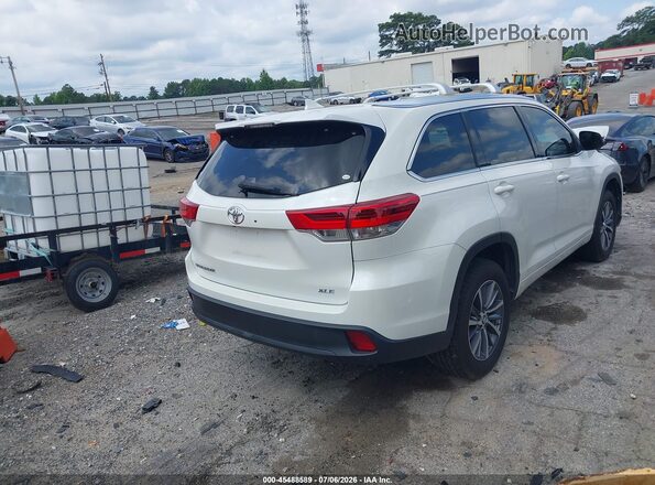 5TDKZRFH8JS550349 2018 TOYOTA HIGHLANDER White Tył prawy