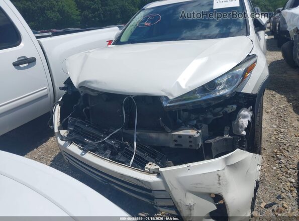 5TDKZRFH8JS550349 2018 TOYOTA HIGHLANDER White Widok z przodu