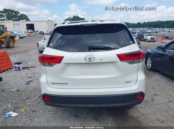 5TDKZRFH8JS550349 2018 TOYOTA HIGHLANDER White 