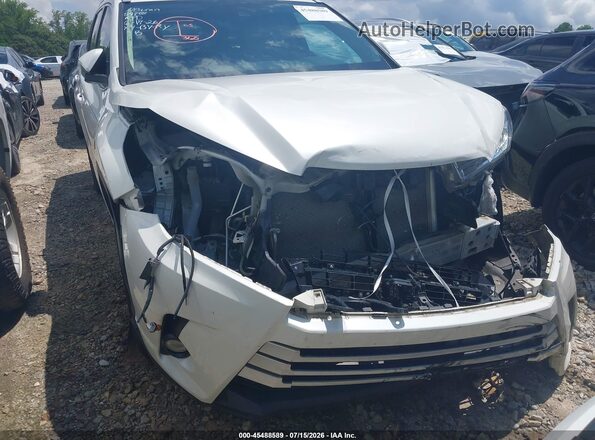 5TDKZRFH8JS550349 2018 TOYOTA HIGHLANDER White 
