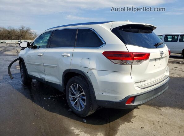 5TDKZRFH8KS312079 2019 TOYOTA HIGHLANDER White Հետևի ձախ
