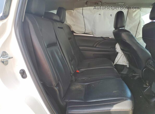 5TDKZRFH8KS312079 2019 TOYOTA HIGHLANDER White Սալոնի հետևի տեսք