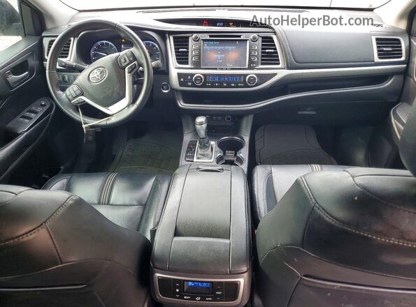 5TDKZRFH9JS286316 2018 TOYOTA HIGHLANDER White წინა პანელის ხედი
