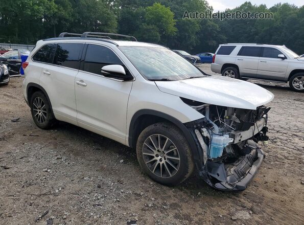 5TDKZRFH9JS286316 2018 TOYOTA HIGHLANDER White წინა მარჯვენა