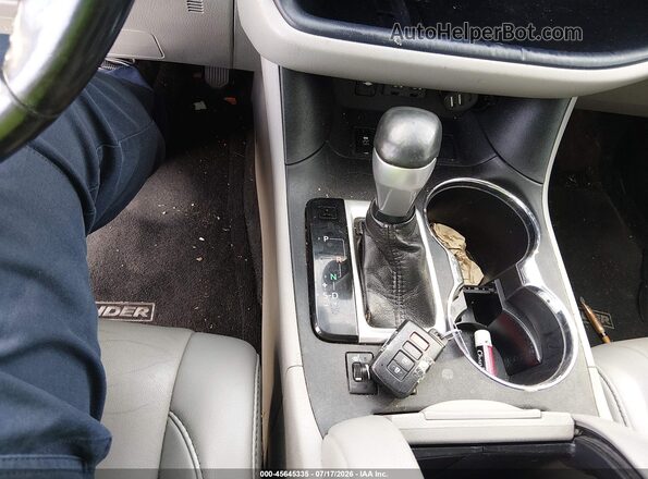 5TDKZRFH9KS347259 2019 TOYOTA HIGHLANDER Blue Вид панелі приладів