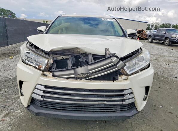 5TDKZRFHXHS508789 2017 TOYOTA HIGHLANDER White Widok z przodu