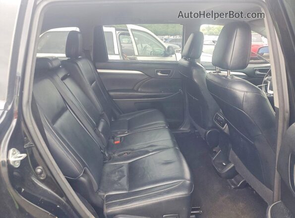 5TDKZRFHXJS538705 2018 TOYOTA HIGHLANDER Black Vista interior trasera