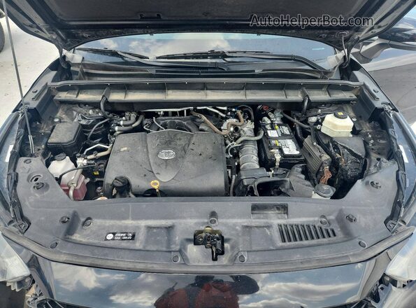 5TDLZRAH3MS050521 2021 TOYOTA HIGHLANDER Black Engine compartment view