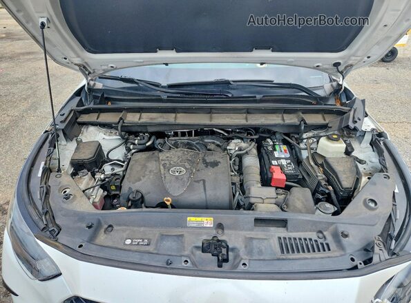 5TDLZRAH4NS110677 2022 TOYOTA HIGHLANDER White Вид підкапотного простору