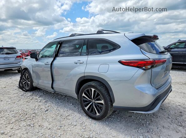 5TDLZRAH5MS031954 2021 TOYOTA HIGHLANDER Silver Задня ліва чверть