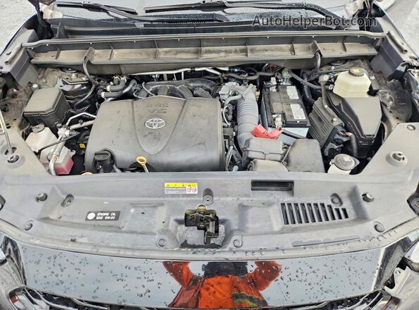 5TDLZRAH6MS085716 2021 TOYOTA HIGHLANDER Black Вид підкапотного простору