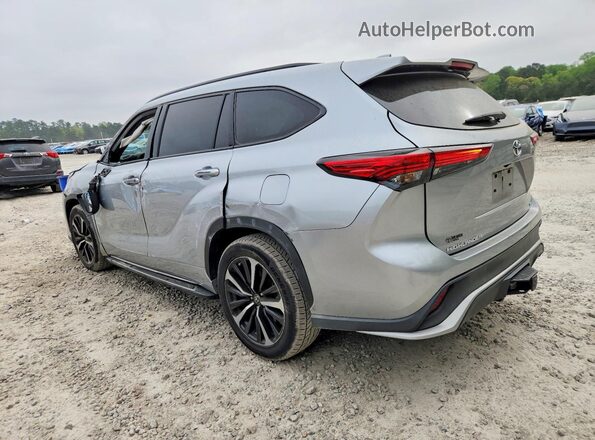 5TDLZRAHXMS048541 2021 TOYOTA HIGHLANDER Silver Tył lewy
