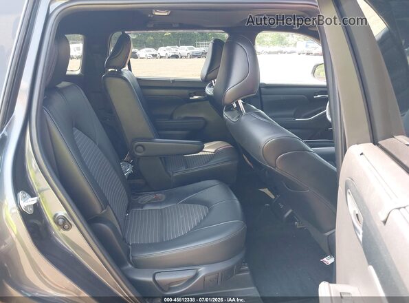 5TDLZRBH0NS242348 2022 TOYOTA HIGHLANDER Gray VIN sticker view