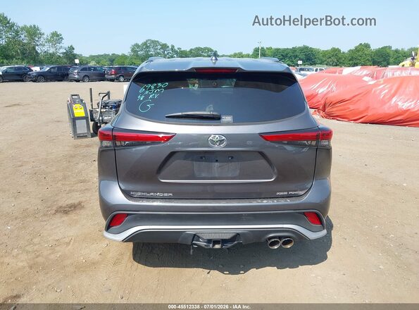 5TDLZRBH0NS242348 2022 TOYOTA HIGHLANDER Gray 