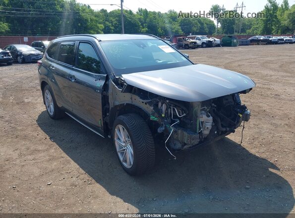 5TDLZRBH0NS242348 2022 TOYOTA HIGHLANDER Gray 