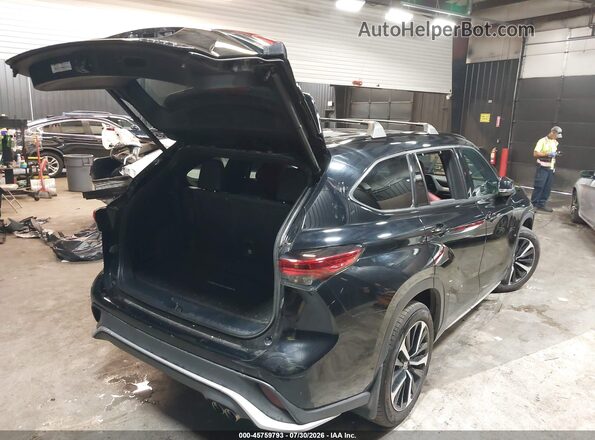 5TDLZRBH3NS183215 2022 TOYOTA HIGHLANDER Black Tył prawy