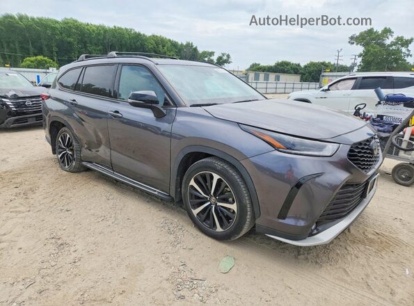 5TDLZRBH4MS150271 2021 TOYOTA HIGHLANDER Black წინა მარჯვენა