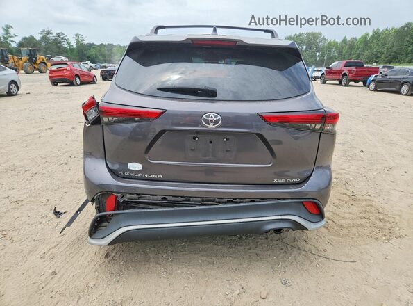 5TDLZRBH4MS150271 2021 TOYOTA HIGHLANDER Black უკანა ხედი