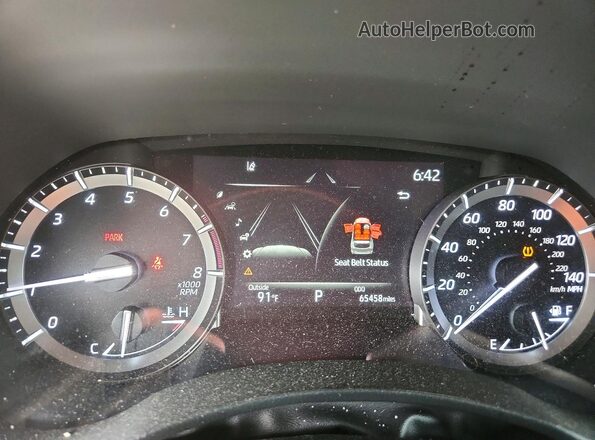 5TDLZRBH4MS150271 2021 TOYOTA HIGHLANDER Black ხელსაწყოთა პანელის ხედი