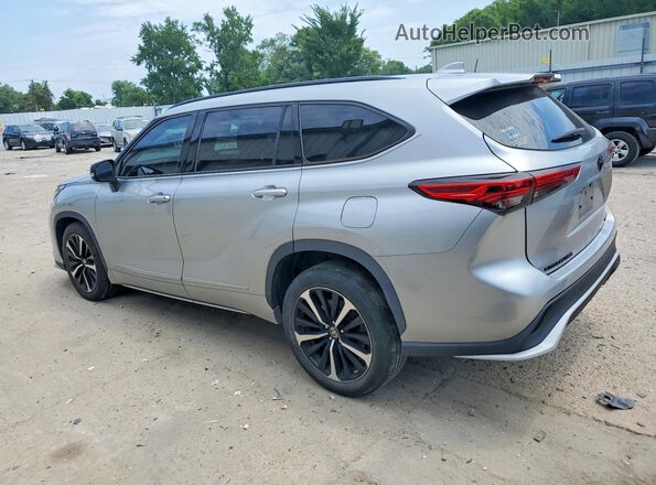 5TDLZRBH9MS088480 2021 TOYOTA HIGHLANDER Silver უკანა მარცხენა