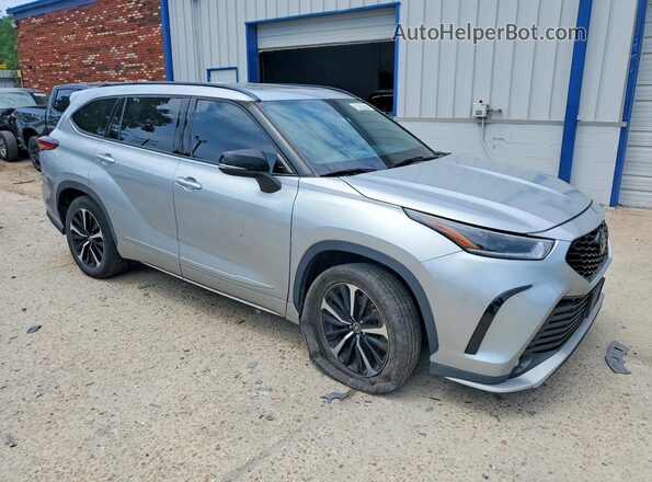 5TDLZRBH9MS088480 2021 TOYOTA HIGHLANDER Silver წინა მარჯვენა