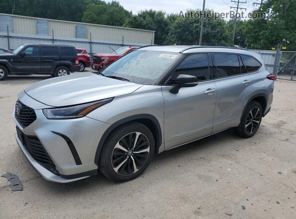5TDLZRBH9MS088480 2021 TOYOTA HIGHLANDER Silver 