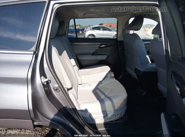 5TDXBRCH4MS021175 2021 TOYOTA HIGHLANDER Gray VIN კოდის სტიკერის ხედი