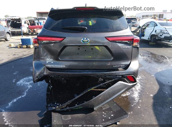 5TDXBRCH4MS021175 2021 TOYOTA HIGHLANDER Gray წინა ხედი